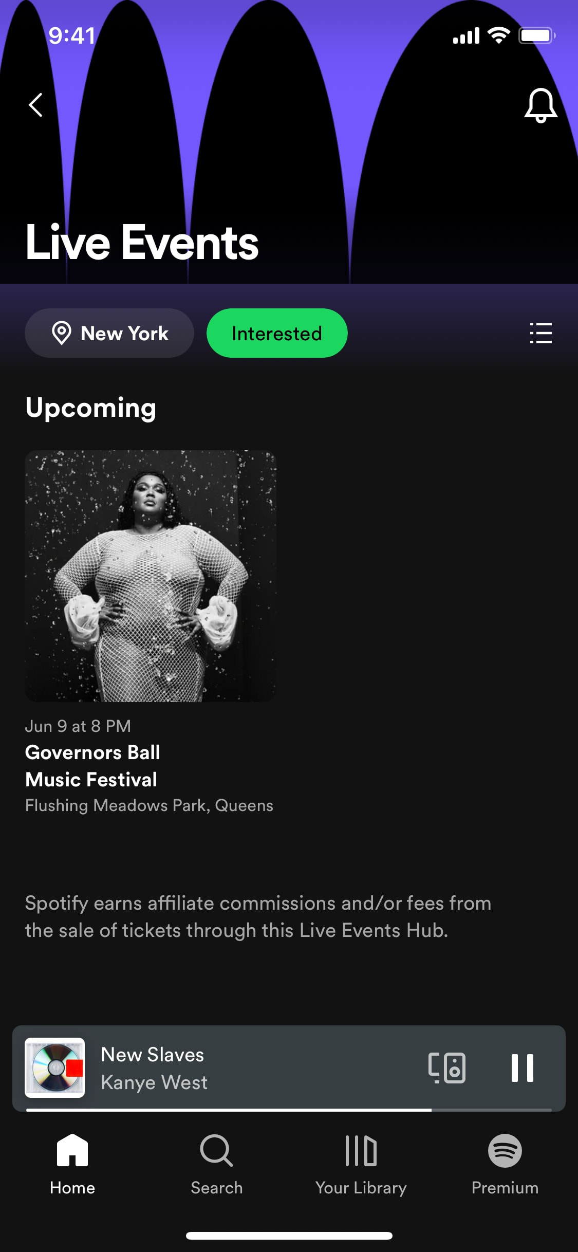 Spotify - Interface Details