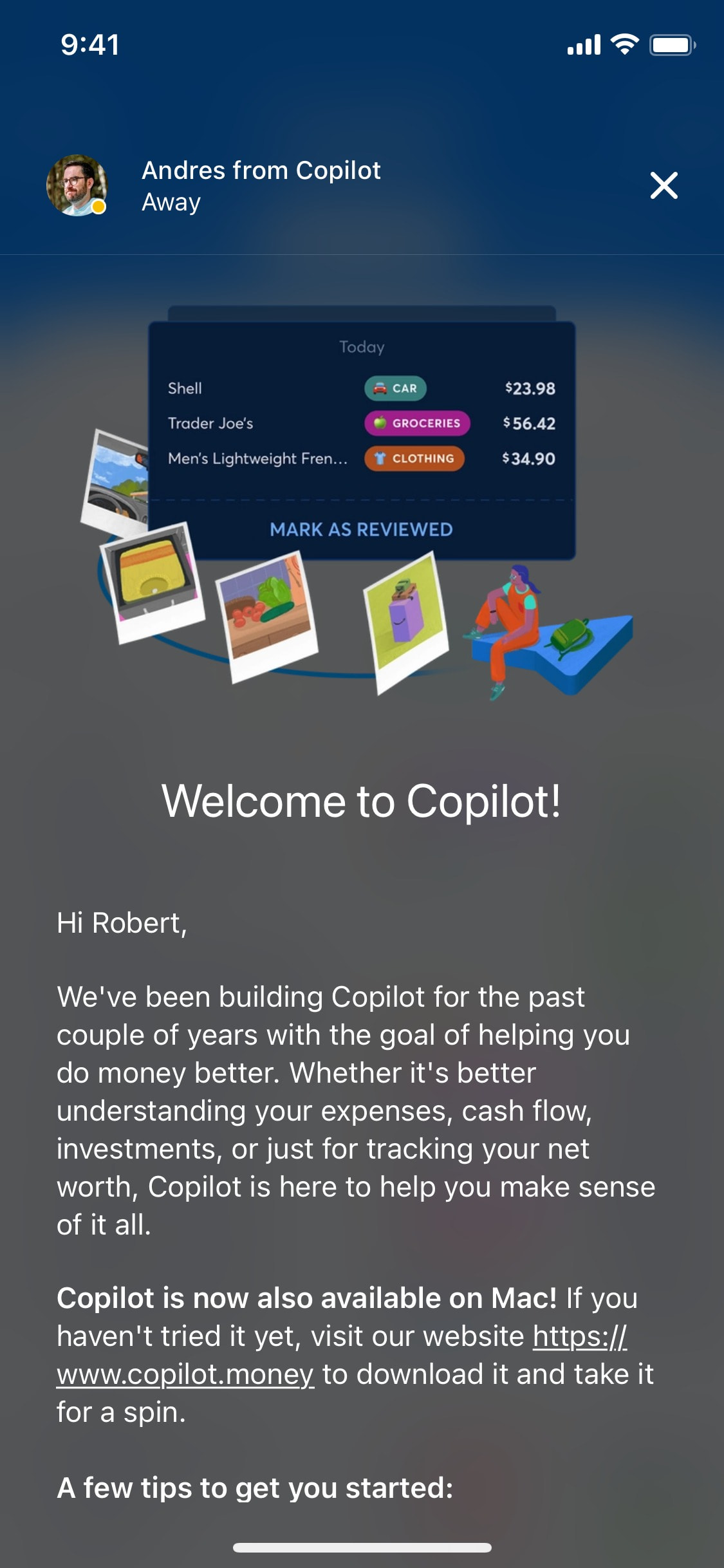 Copilot - Interface Details