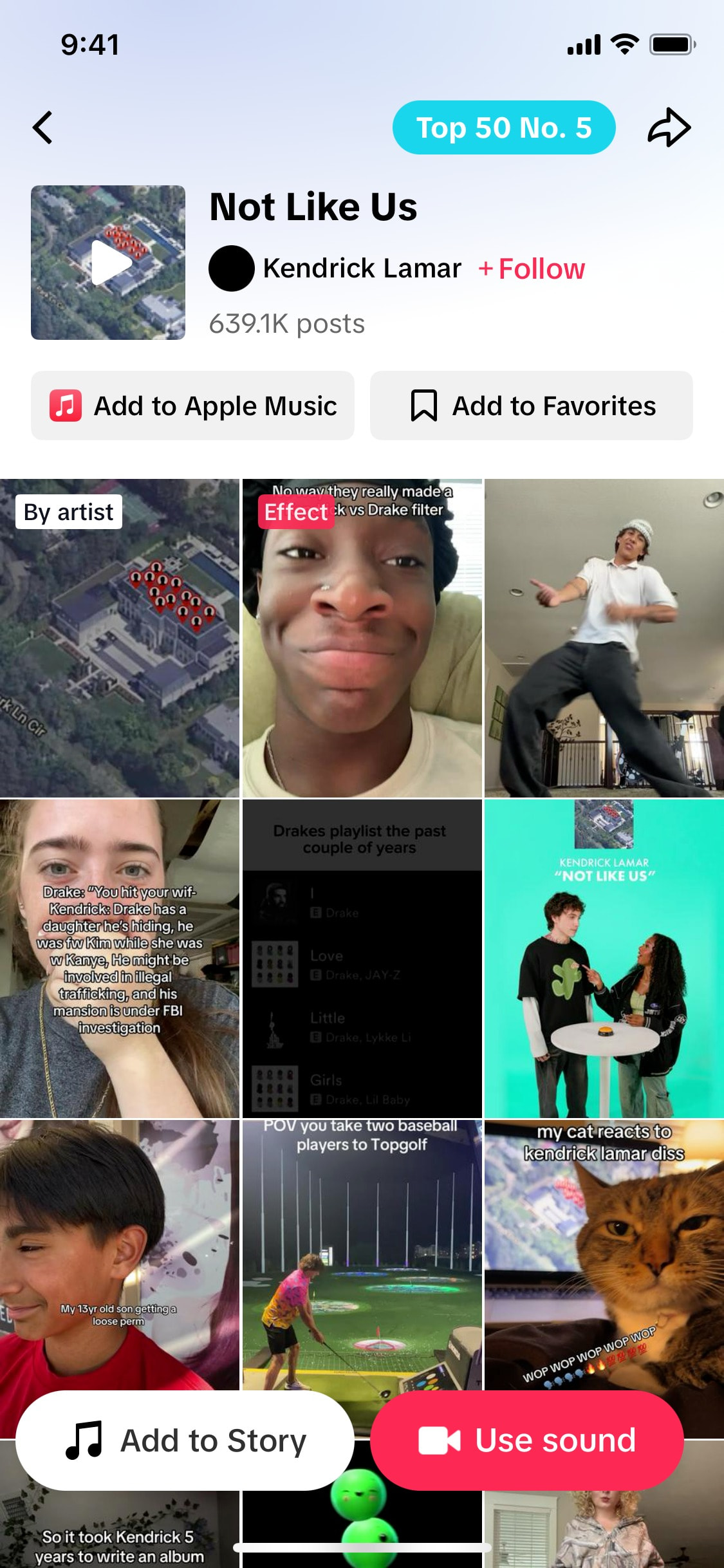 TikTok - Interface Details