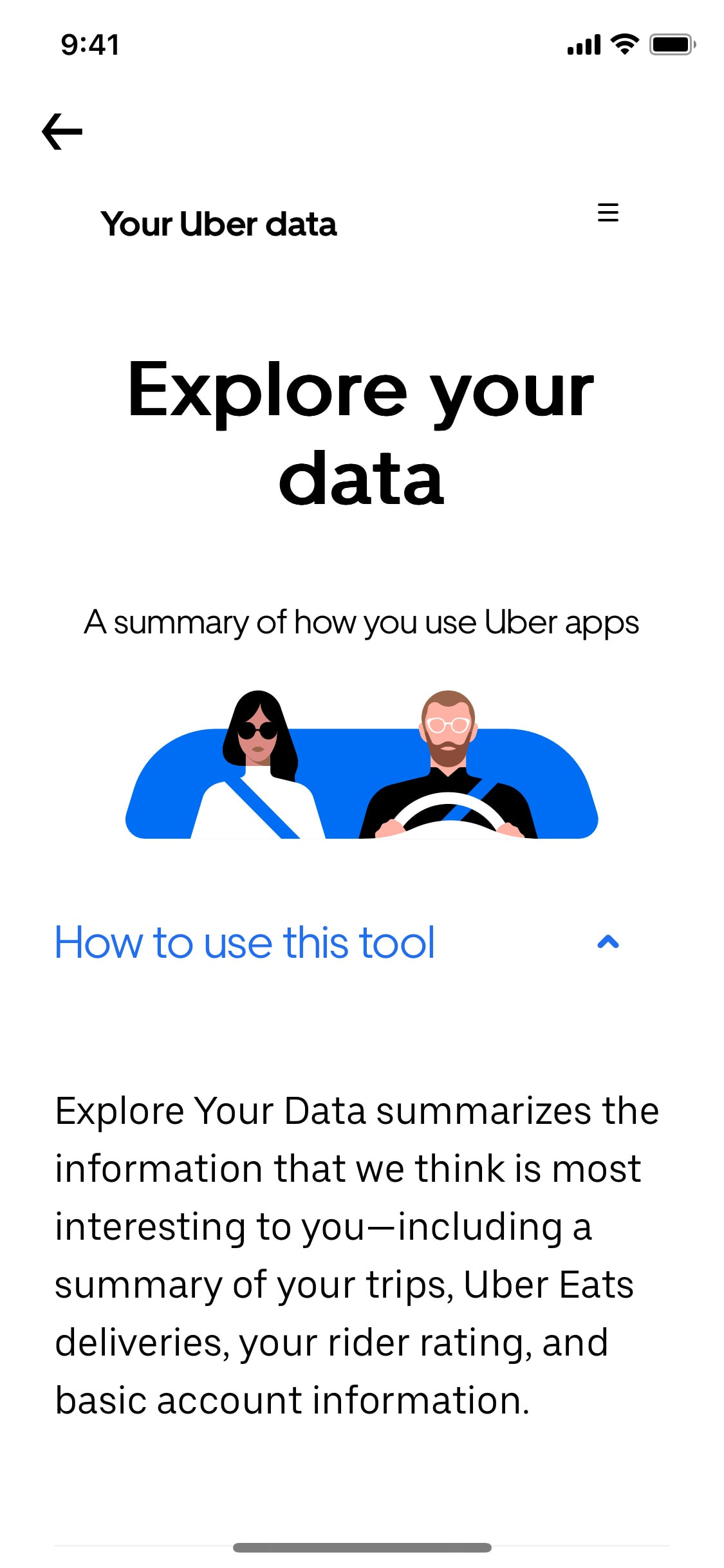 Uber - Interface Details