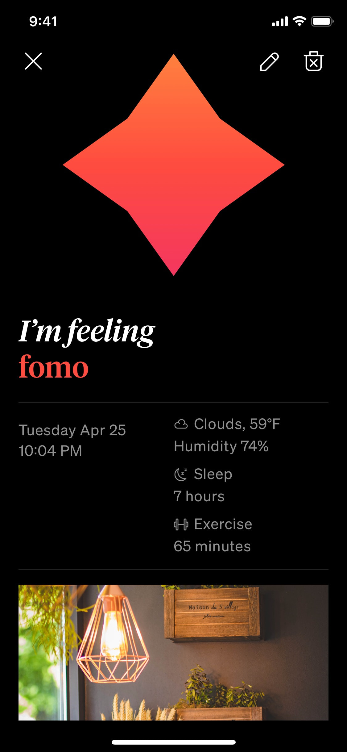 How We Feel - Interface Details