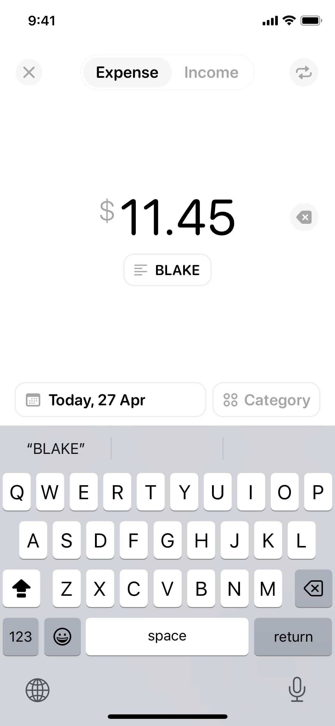 Dime - Interface Details