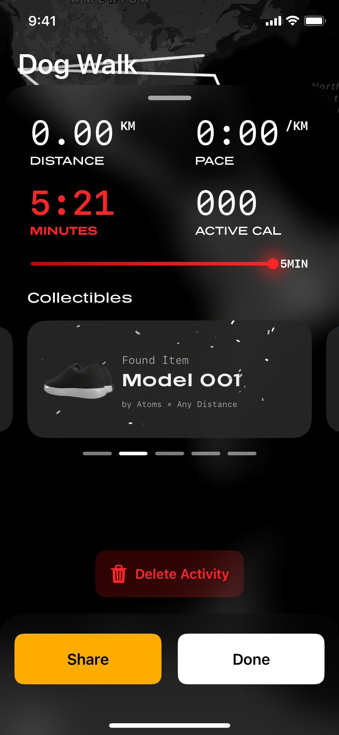 Any Distance - Interface Details