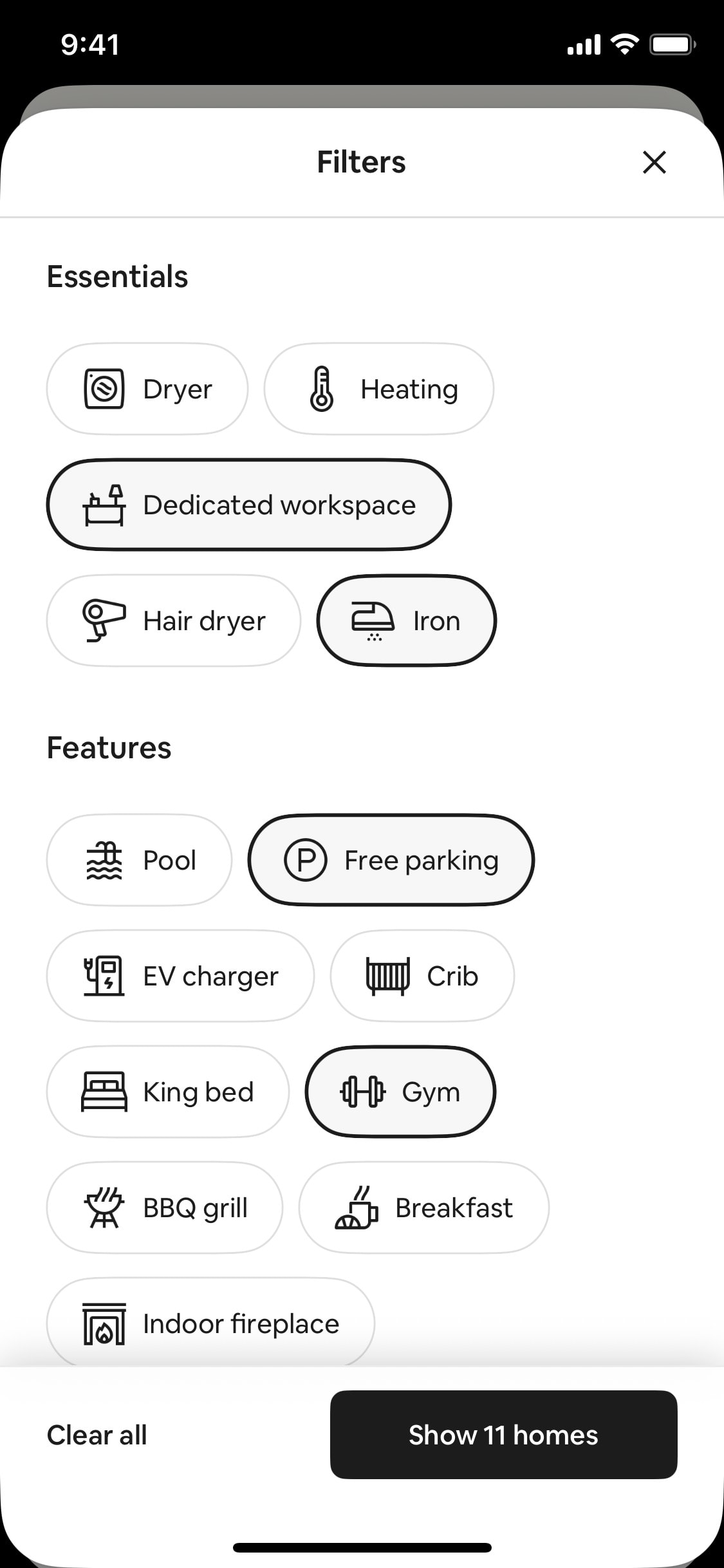 Airbnb - Interface Details