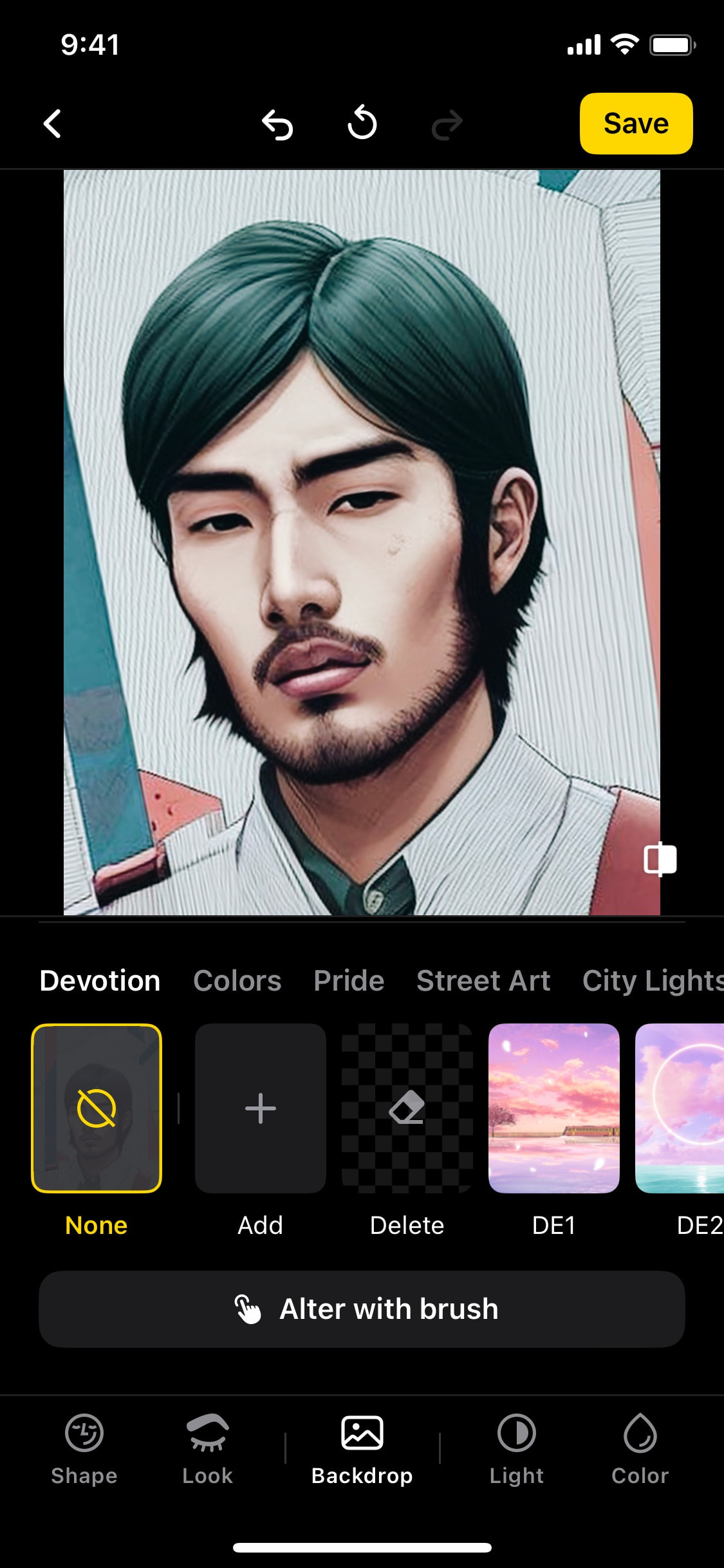 Lensa AI - Interface Details