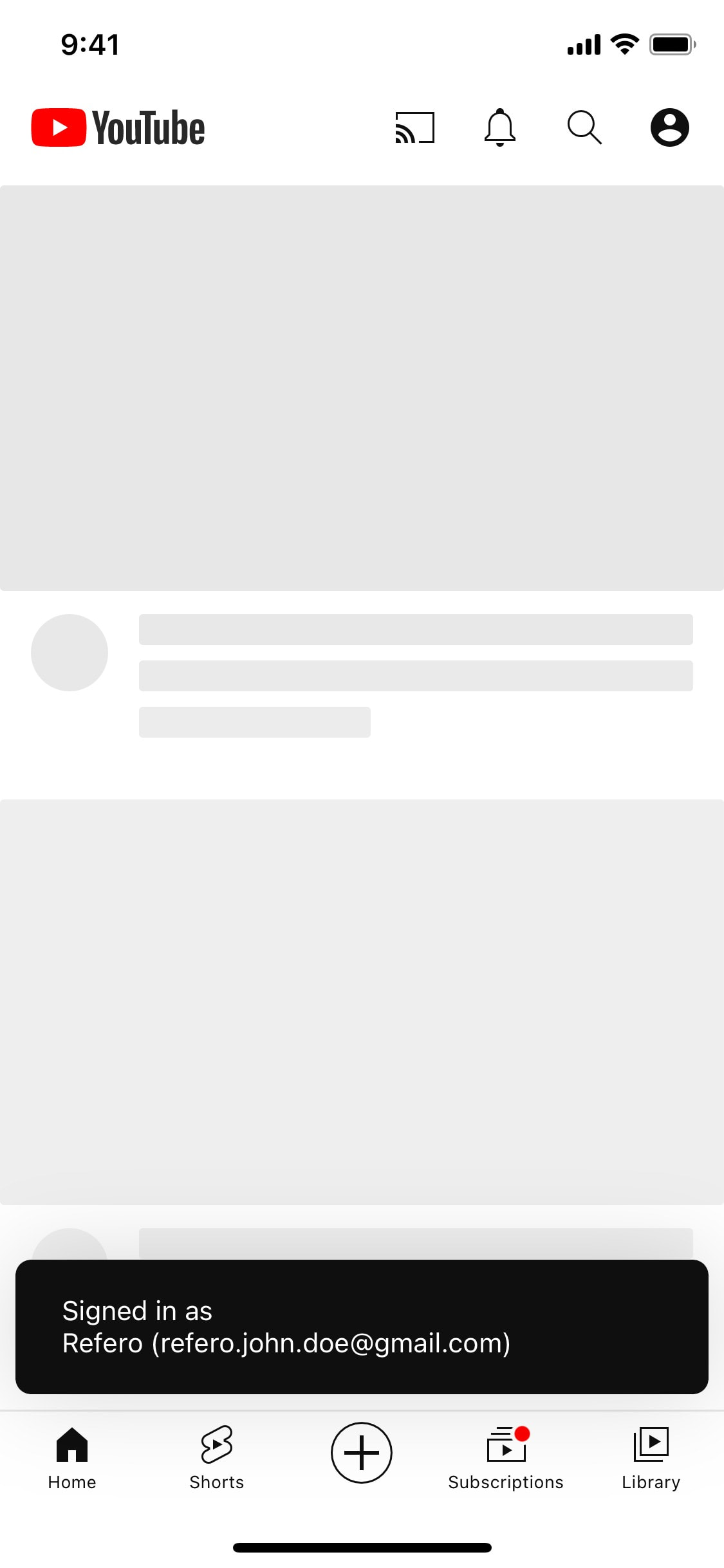 YouTube - Home Page