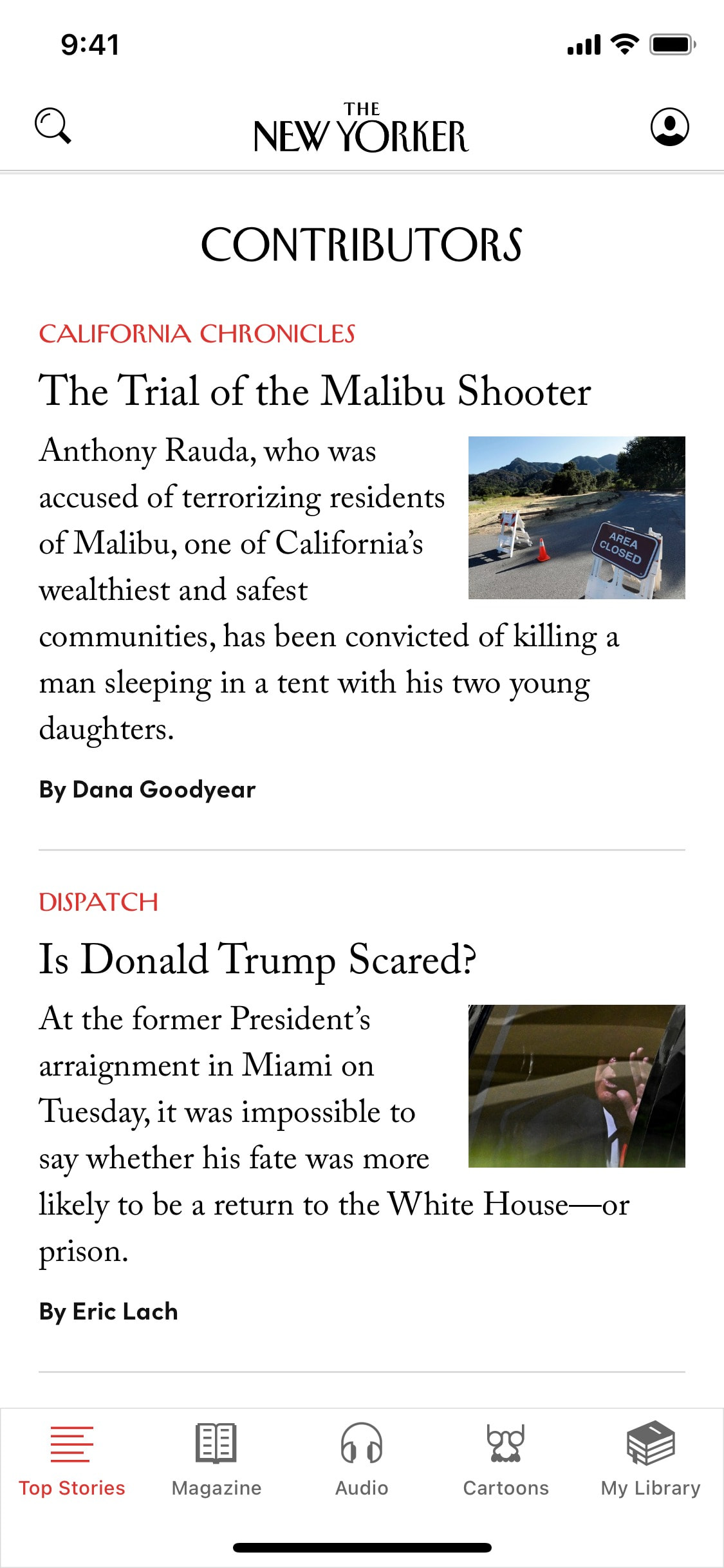 The New Yorker - Discover Home Page