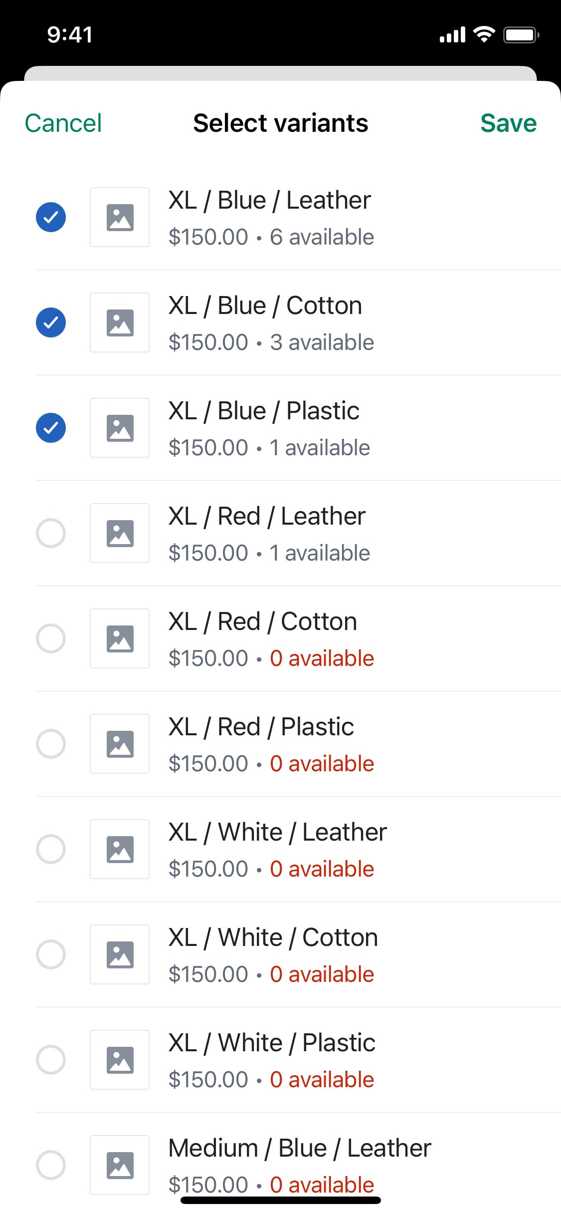 Shopify - Interface Details