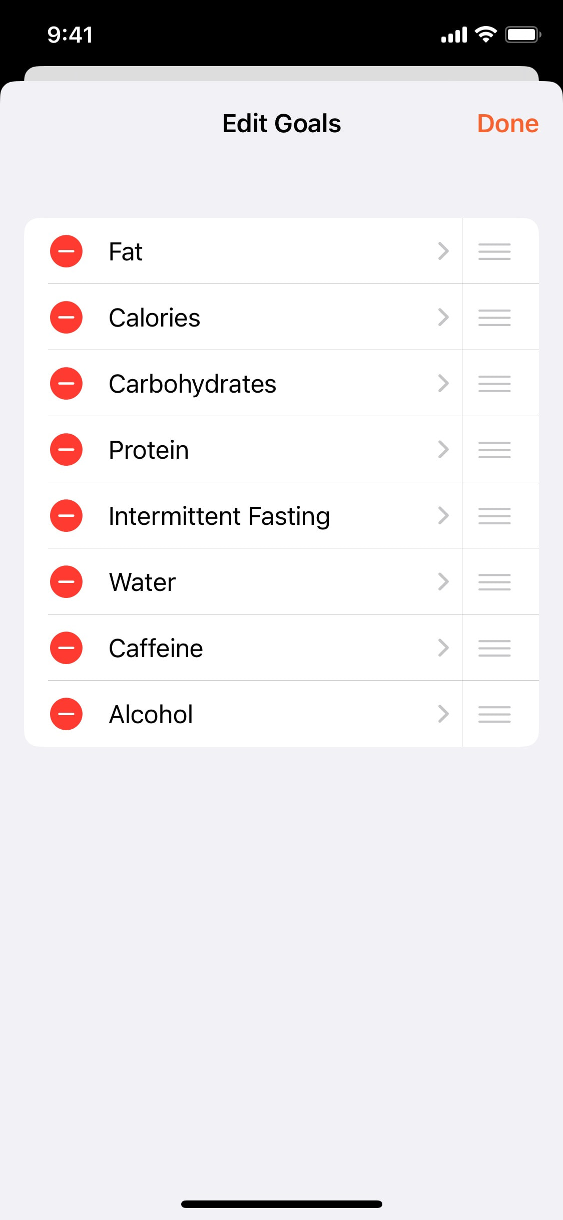 FoodNoms - Interface Details