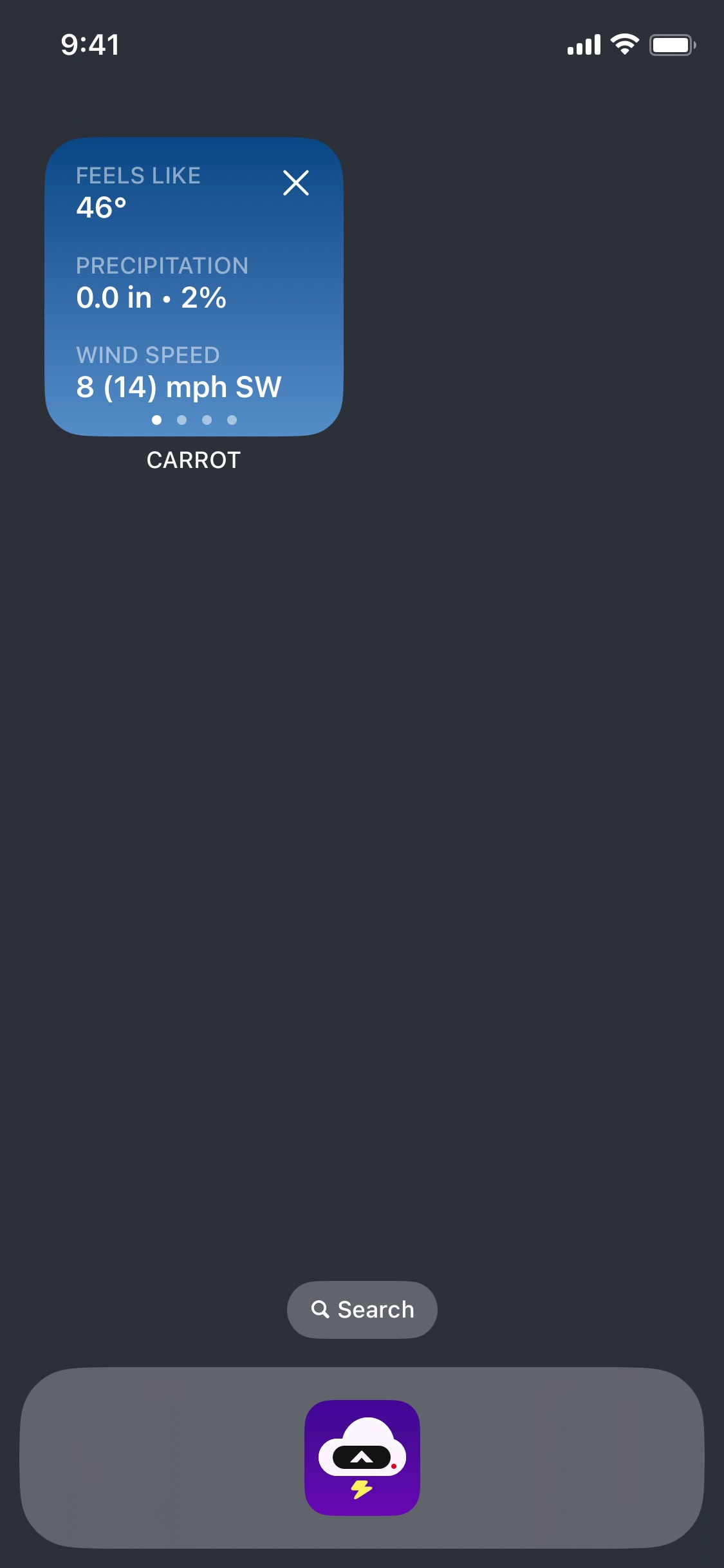 CARROT Weather - Widget