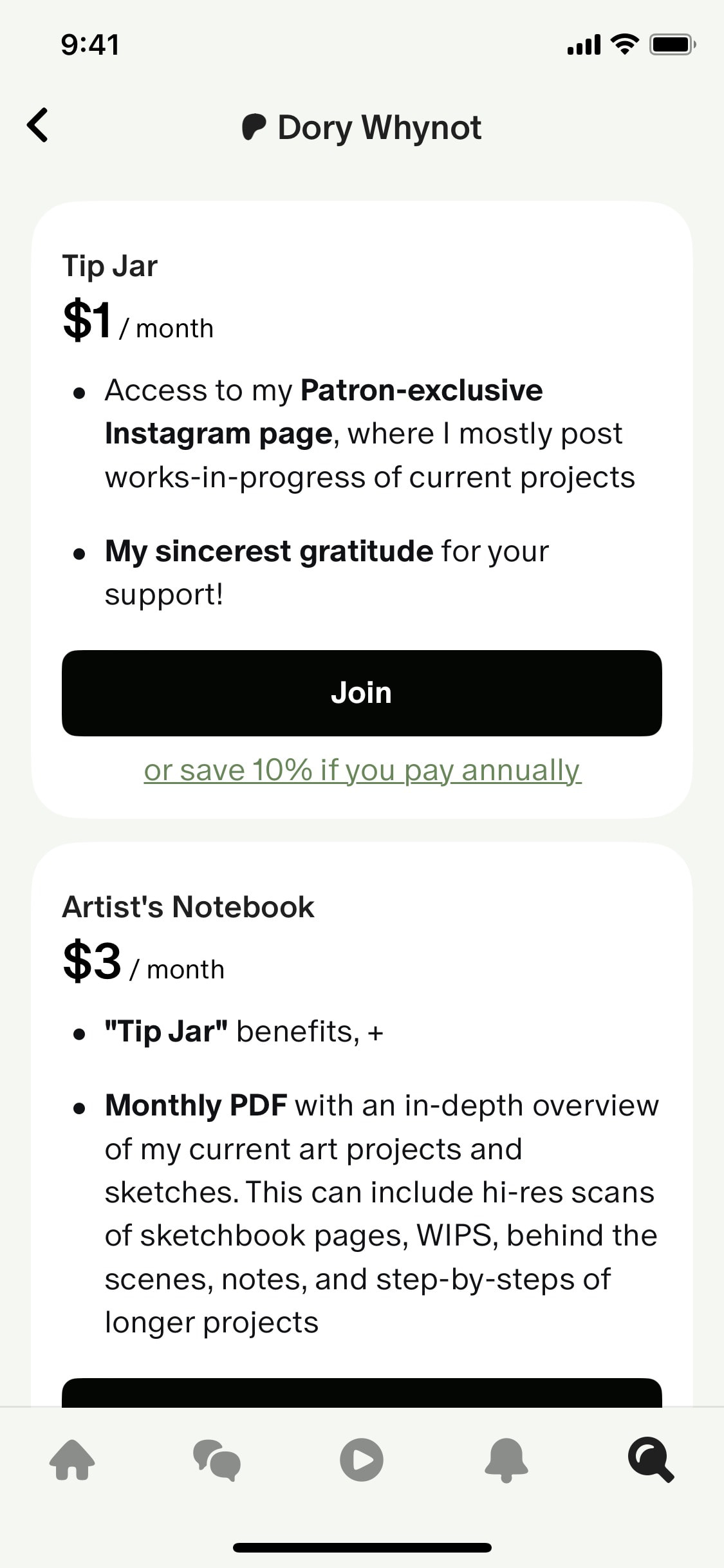 Patreon - Paywall & Subscription