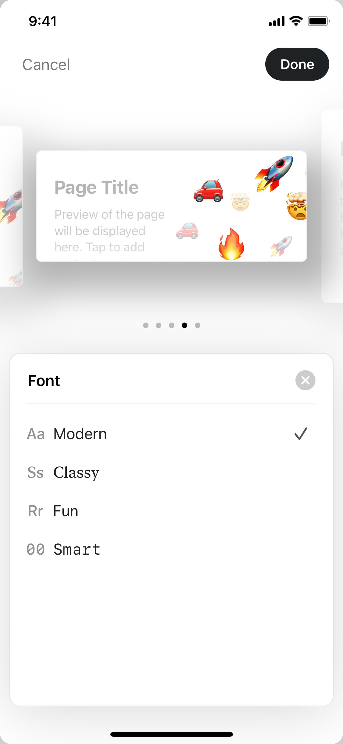 Craft - Interface Details