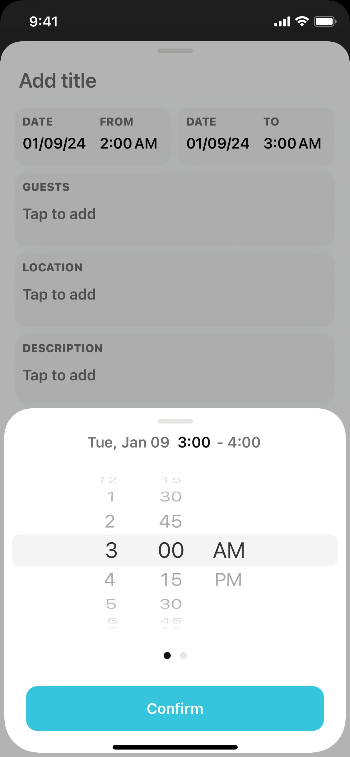 Amie - Interface Details
