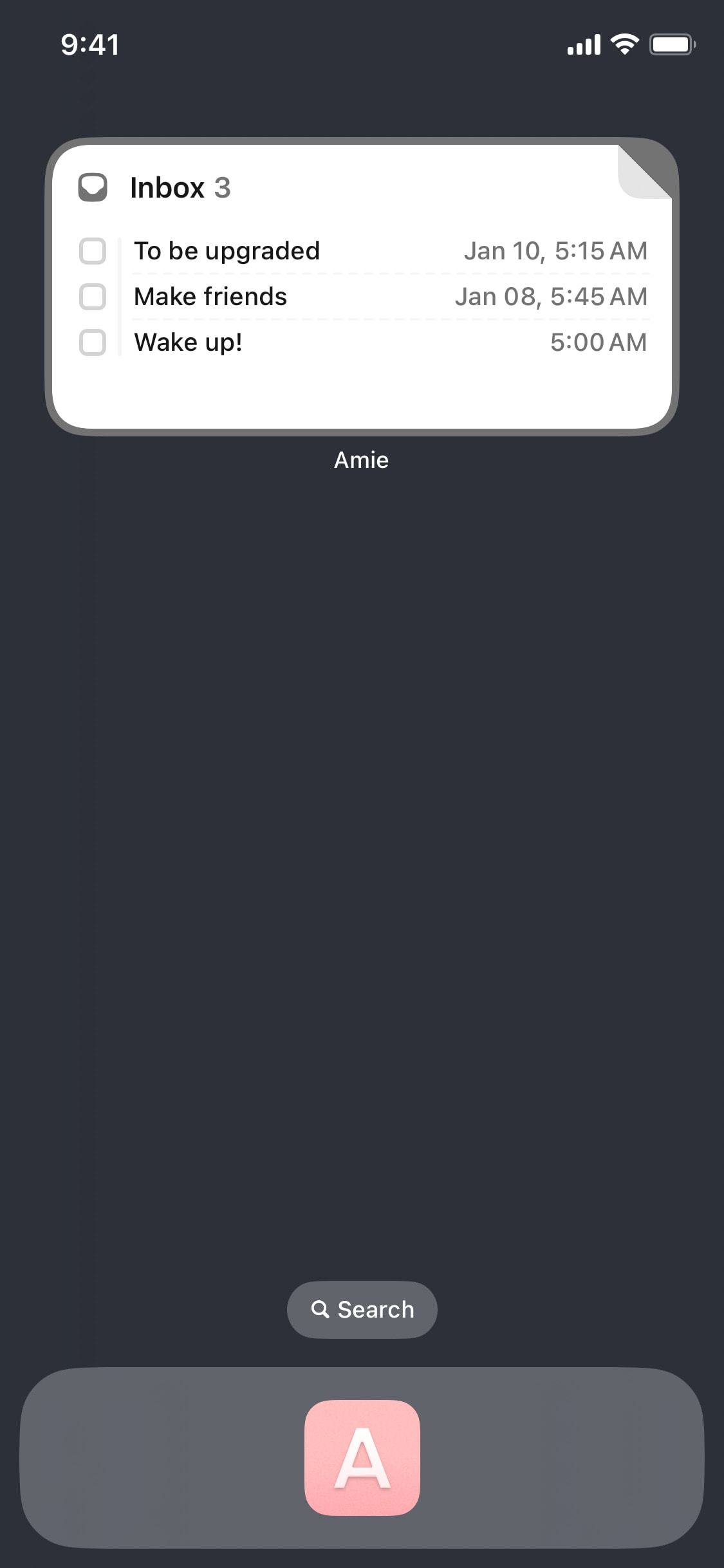 Amie - Widget