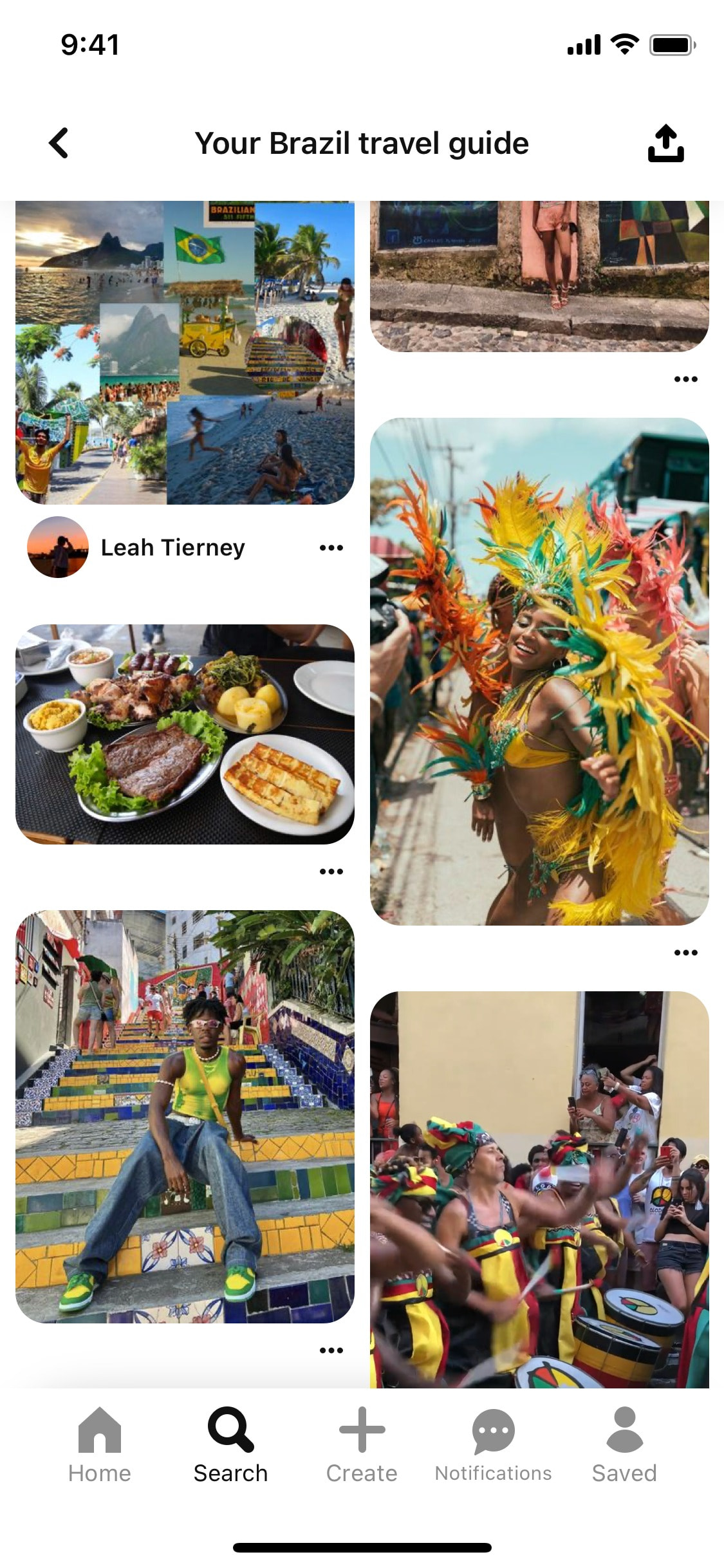 Pinterest - Interface Details